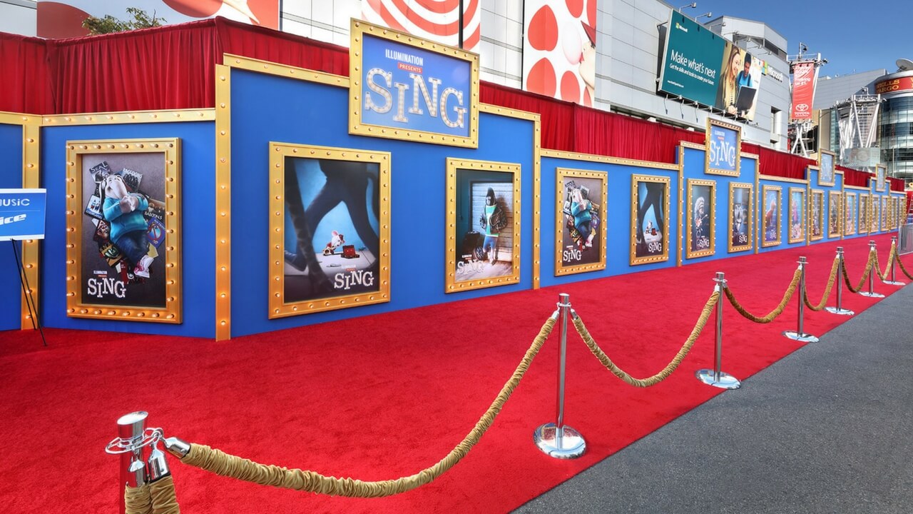 Hollywood Movie Premieres Red Carpet Arrivals Los Angeles Sing Premiere Event Planning & Production JG2COLLECTIVE