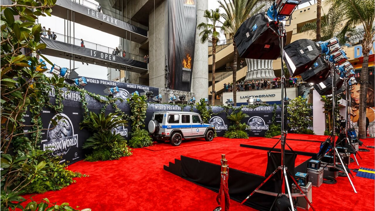 Movie Premiere Events Los Angeles Jurassic World Event Production Hollywood JG2 Collective West Coast Event Planning